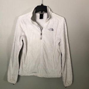 North Face fuzzy jacket